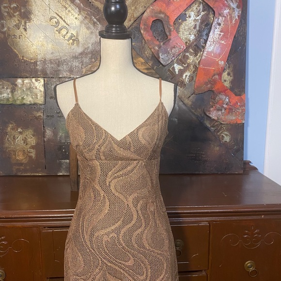 Express occasion dress with fringe and metallic shimmer. - Picture 11 of 16